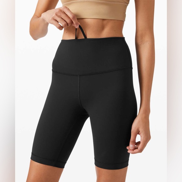 Lululemon Wunder Train High Rise Short 8" Black Size 4 - Picture 2 of 8